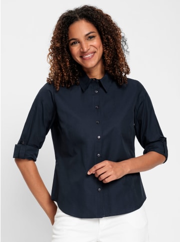 WITT WEIDEN Langarm-Bluse in marine