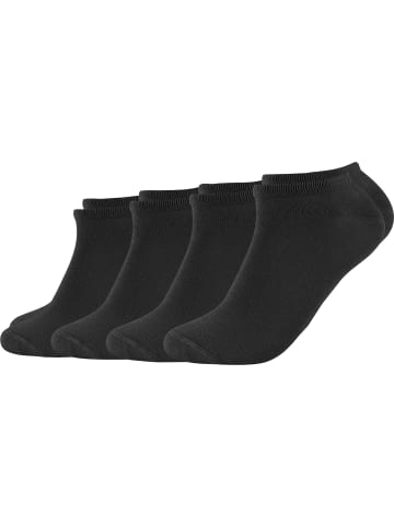 S. Oliver Unisex-Sneaker-Socken 4 Paar in schwarz