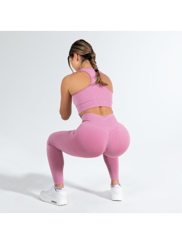 SMILODOX Leggings Amaze Pro in Dunkelpink Melange