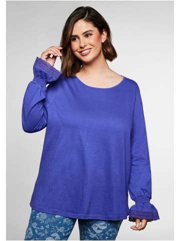 sheego Shirt in violett