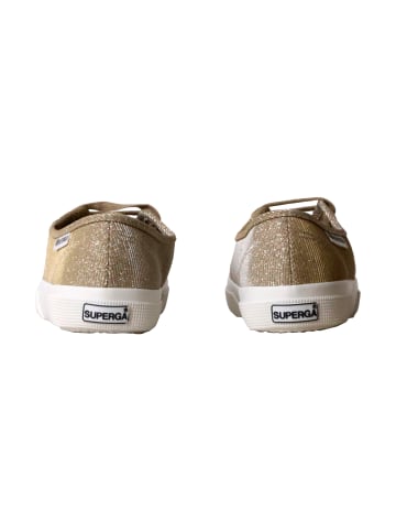 Superga Jersey Lame Leggera Schnür-Sneaker Grau