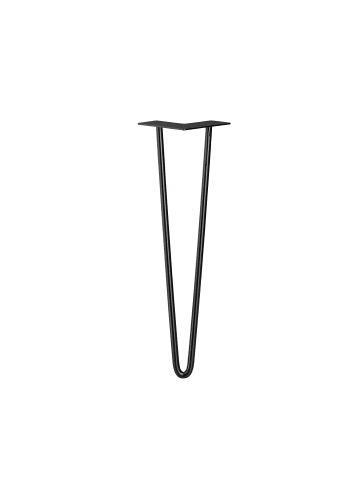 relaxdays 4x  Hairpin in Schwarz - (H)45 cm