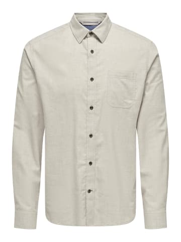 ONLY & SONS Hemd in Silver Lining