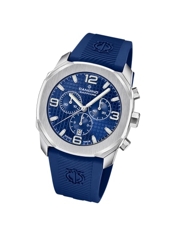 Candino Chronograph-Armbanduhr Candino Sport blau groß (ca. 44mm)