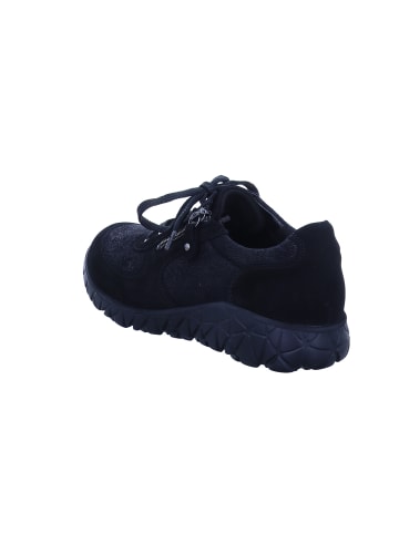 WALDLÄUFER Komfort Schnürschuh in schwarz