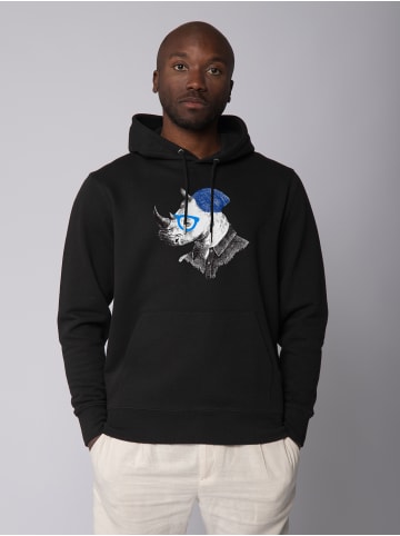 wat? Apparel Sweatshirt Nashorn in Schwarz
