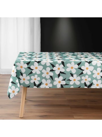 Douceur d’Intérieur Tischdecke aus Polyester mit Druck DARCY in Grün, 140 x 240 cm