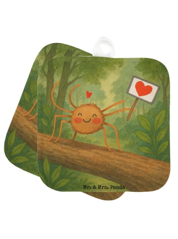 Mr. & Mrs. Panda Topfuntersetzer Spinne Agathe Motivation Design... in Weiß