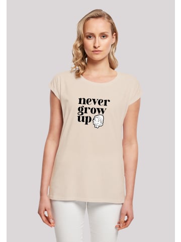 F4NT4STIC T-Shirt Heroes of Childhood Pinocchio Never Grow Up in Whitesand