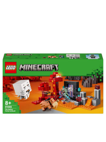 LEGO Bausteine Minecraft Hinterhalt am Netherportal, ab 8 Jahre