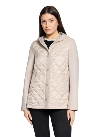 Betty Barclay Wolljacke mit Kapuze in Nature Melange
