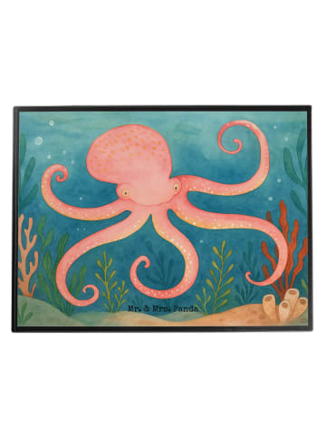 Mr. & Mrs. Panda Schreibunterlage Tintenfisch Design ohne Spruch in Weiß