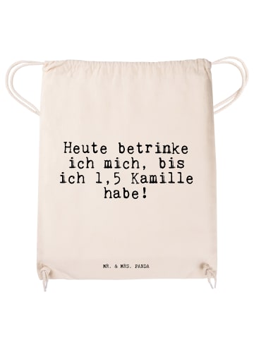 Mr. & Mrs. Panda wander rucksack Heute betrinke ich mich,... mit... in Creme