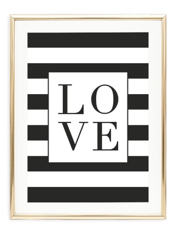 Tales by Jen Poster / Kunstdruck "Monochrome Love" I Ohne Rahmen