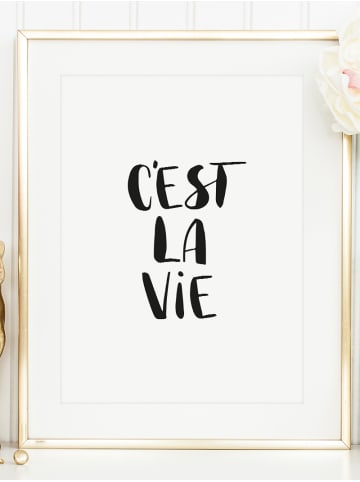 Tales by Jen Poster / Kunstdruck "C'est la vie" I Ohne Rahmen