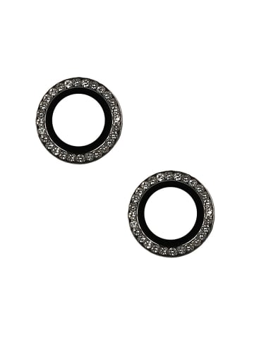 COFI 1453 Lens Shield Glas Kameraglas für iPhone 16 Schwarz Diamond in Schwarz