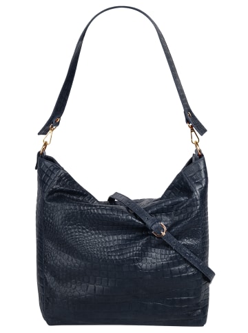 Samantha Look Shopper echt Leder in blau