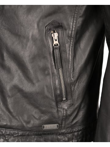 Mustang Lederjacke Max in schwarz