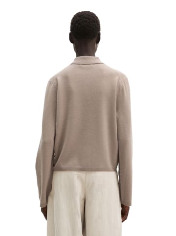 Marc O'Polo Cardigan regular in Earthy Taupe