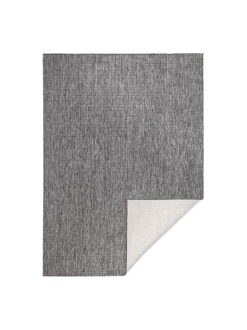 NORTHRUGS In- & Outdoor Wendeteppich Uni Miami Grau Creme