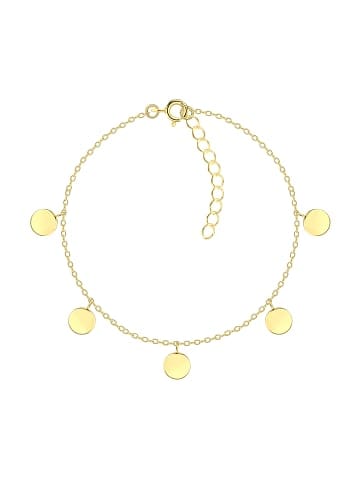 Alexander York Armband PLÄTTCHEN in Gold aus 925 Sterling Silber in gold
