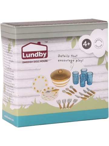 Lundby Puppenhauszubehör Tafelservice in multicolor