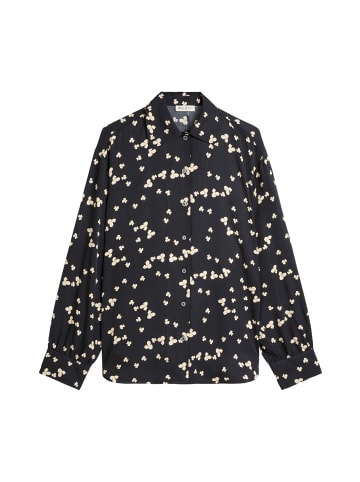 Marc O'Polo Print-Bluse relaxed in Dark Blue
