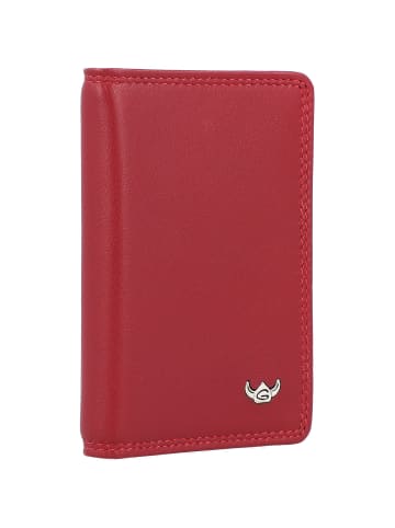 Golden Head Polo Kreditkartenetui RFID Leder 7 cm in rot