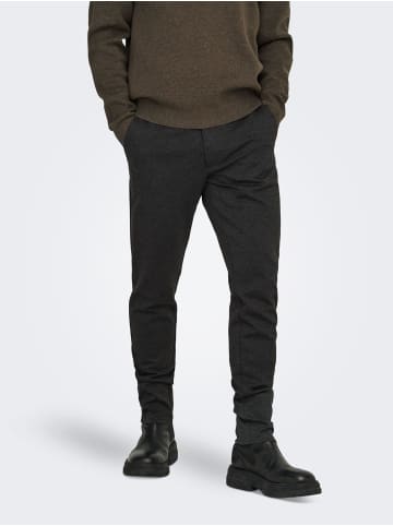 ONLY & SONS Chino Hose in Dark Grey Melange 1