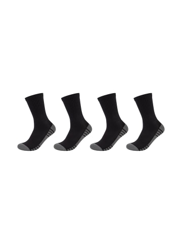 Skechers Tennissocken 4er Pack cushioned in Schwarz mix