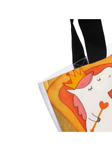 Mr. & Mrs. Panda Tasche Einhorn Prinzessin Design mit Spruch in Weiß