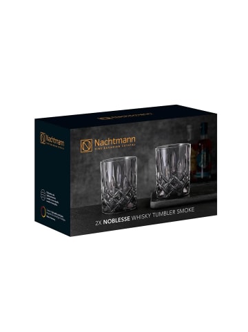 Nachtmann 2er Set Whiskybecher Noblesse Vintage in 295 ml in Smoke