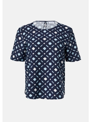 comma Bluse in 58A3_tiefblau