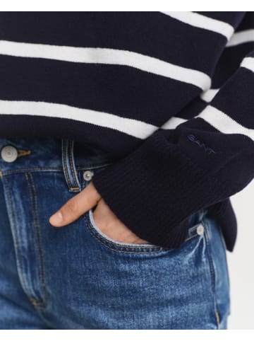 Gant Pullover in marine weiß - 0001