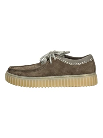 Clarks Halbschuhe in Oliv
