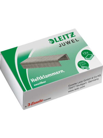 Leitz Heftklammern Juwel 4mm neusilber Packung mit 2000 Stück