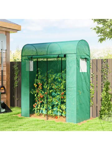 Outsunny Gewächshaus 170L x 68B x 200H cm Grün