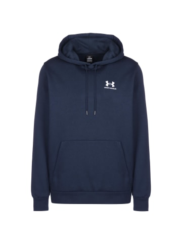 Under Armour Trainingskapuzenpullover Essential Fleece in dunkelblau