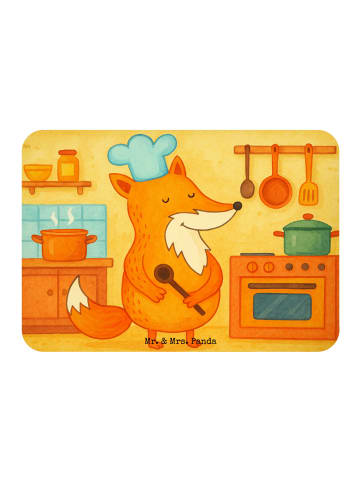 Mr. & Mrs. Panda Magnet Fuchs Koch Design ohne Spruch in Weiß