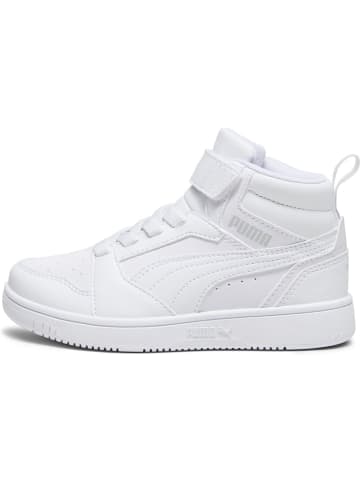 Puma Kinder Sneaker "Rebound V6 Mid AC+ PS" in Weiß
