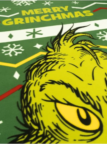 The Grinch The Grinch Fleecedecke Merry Grinchmas Kuscheldecke 130 x 170 cm in grün
