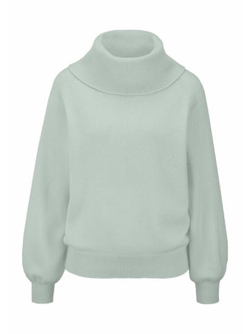 Hessnatur Hessnatur Strick-Pullover Relaxed aus Cashmere mit Recyclinganteil in polargrün