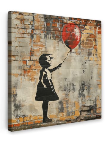 MuchoWow Leinwand Bilder Ballon