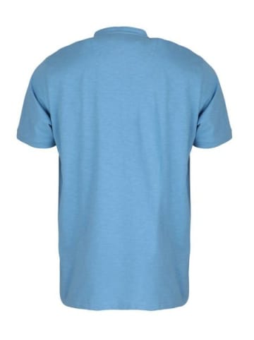 CASAMODA Knopfleisten T-Shirt für Herren in blau