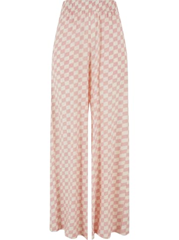 Urban Classics Trouser in lemonadepinkcheck