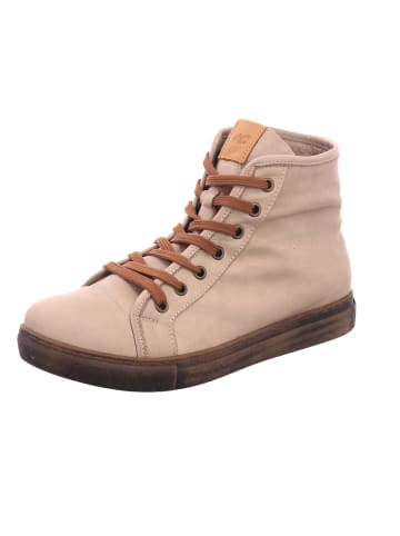 Esgano Damenschnürrstiefel warm flach  in  Beige