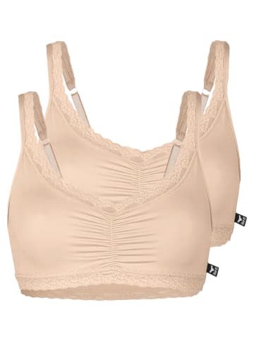 Like It 2er Pack Soft BH in nude