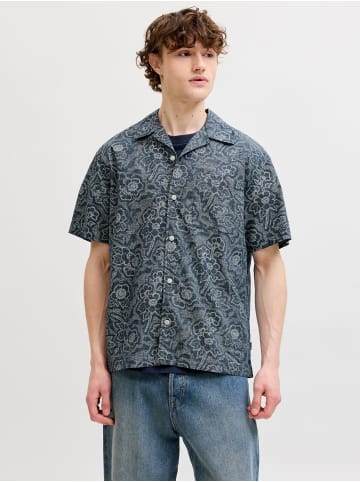 Jack & Jones Hawaii-Hemd in Pageant Blue