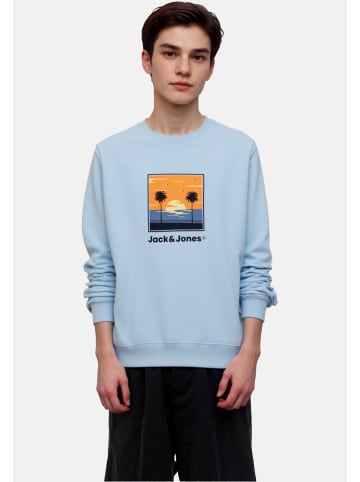 JACK & JONES Junior Sweatshirt 'Perry' in blau