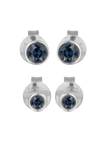 Elli Ohrringe 925 Sterling Silber in Blau